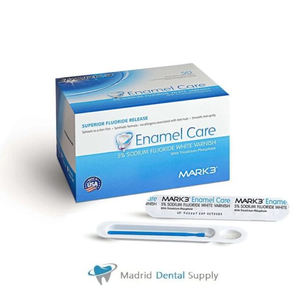 Enamel Care 5% Sodium Fluoride Varnish W/TCP - Bubble Gum, 50/Box