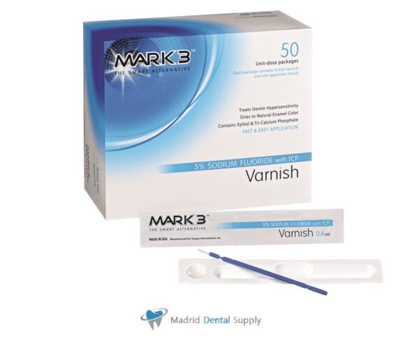 Varnish 5% Sodium Fluoride Unidose with TCP - Bubble Gum, 50/Box