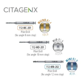 Citagenix Micro; Mid; Mini Drill For Angle - 8mm; 10mm; 12mm STOP (112-MC-201; 112-MD-201; 112-MN-202)